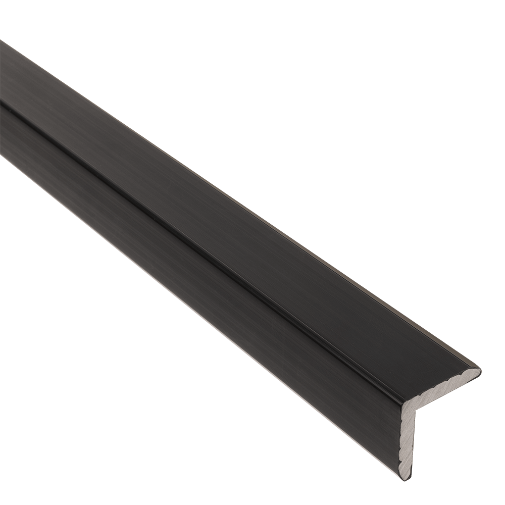 35x35mm deX Black Premium PVC/Mineral Decking Angle Trim 3.6m image
